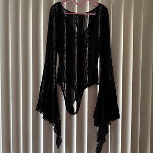 Killstar Black Lace Bodysuit